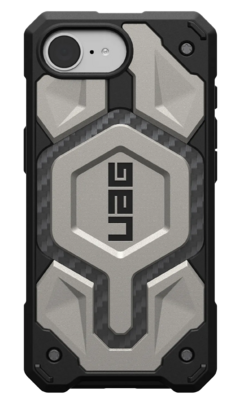 UAG Monarch Pro iPhone SE 4 2025 hoesje titanium 