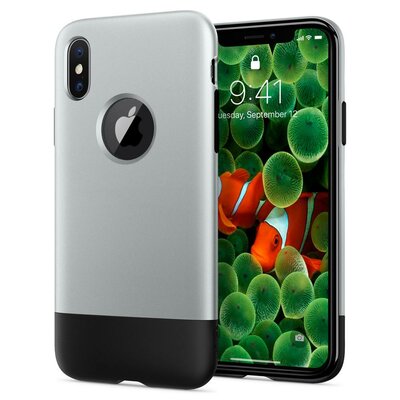 Spigen Classic One iPhone X hoesje Grijs