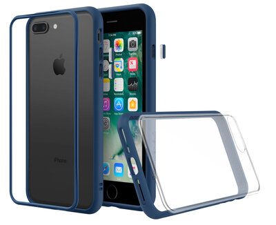 RhinoShield Mod NX iPhone 8/7 Plus hoes Blauw