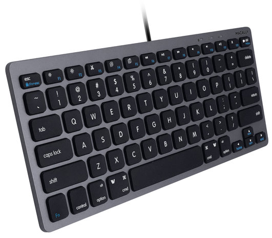 SLIMKEY bedraad USB toetsenbord Grijs - Appelhoes