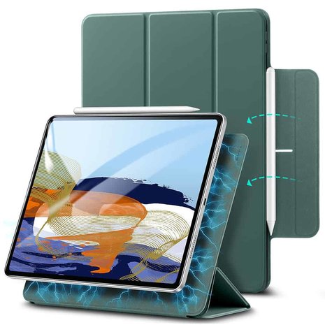 aankomst Rijden Heel boos ESR Rebound Magnetic iPad Pro 11 inch 2022 / 2021 hoesje Groen - Appelhoes