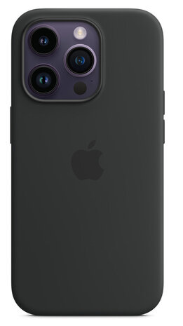 Vaderlijk cursief hoog Apple MagSafe siliconen iPhone 14 Pro hoesje zwart - Appelhoes