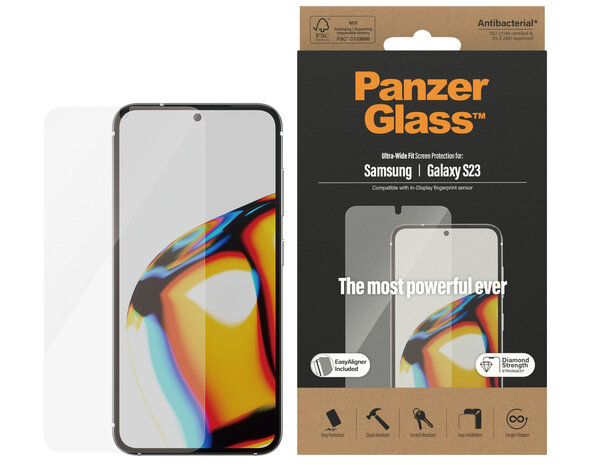 PanzerGlass Ultra Wide glazen Galaxy S24 Plus screenprotector met  applicator - Appelhoes