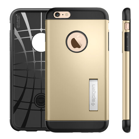 Omtrek De andere dag Industrieel Spigen Slim Armor case iPhone 6S Plus Gold - Appelhoes