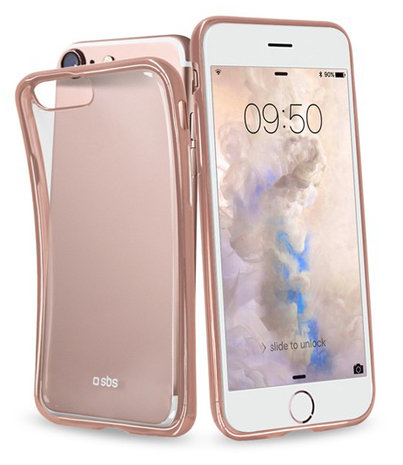 baas Bevriezen Oude tijden SBS Mobile Slim Edge iPhone 7 hoesje Rose Gold kopen? - Appelhoes