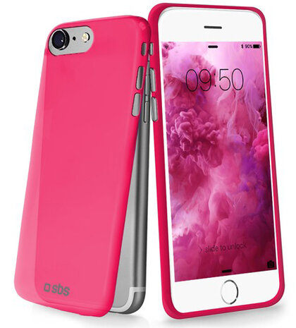 marionet diepgaand informeel SBS Mobile Extra Slim iPhone 7 hoesje Pink kopen? - Appelhoes