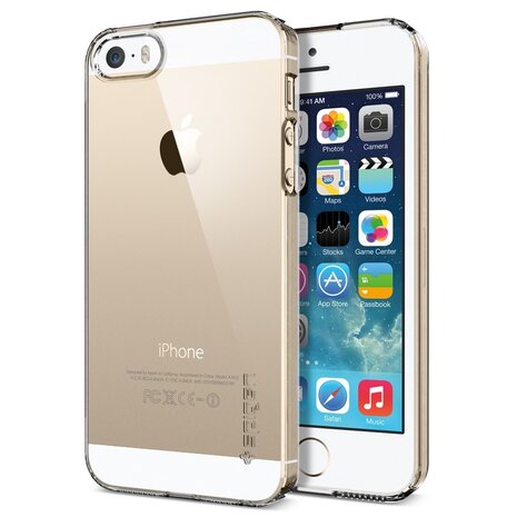 diameter niemand lading Spigen SGP Case Ultra Thin Air case iPhone 5/5S Crystal Clear - Appelhoes