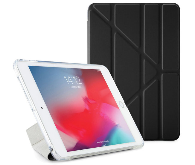 Pipetto Origami TPU iPad mini 2019 hoesje Luxe Zwart