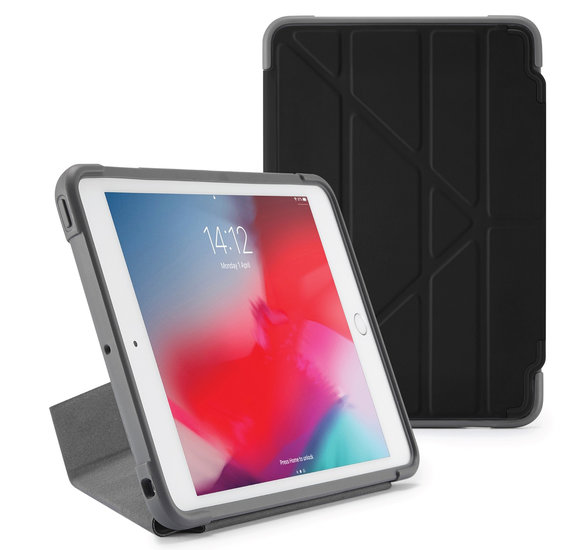 Pipetto Rugged Origami iPad mini 2019 hoesje Zwart