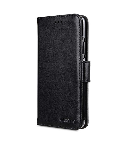 Melkco Wallet iPhone XS hoesje Zwart