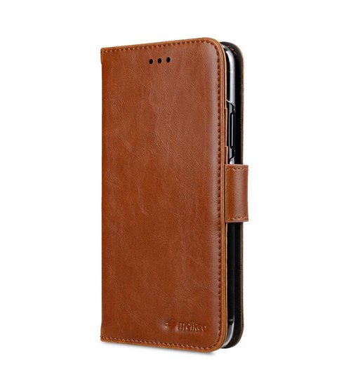 Melkco Wallet iPhone XS hoesje Bruin