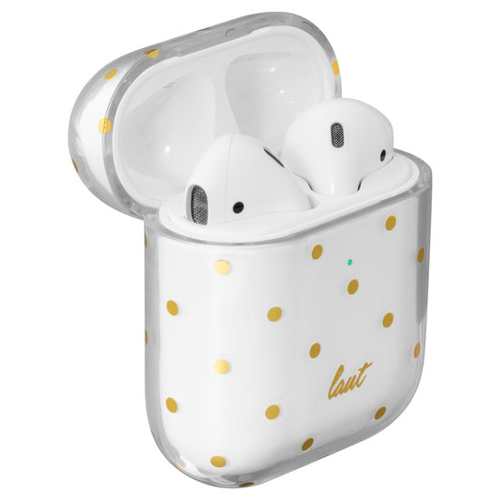 LAUT Dotty AirPods hoesje Doorzichtig