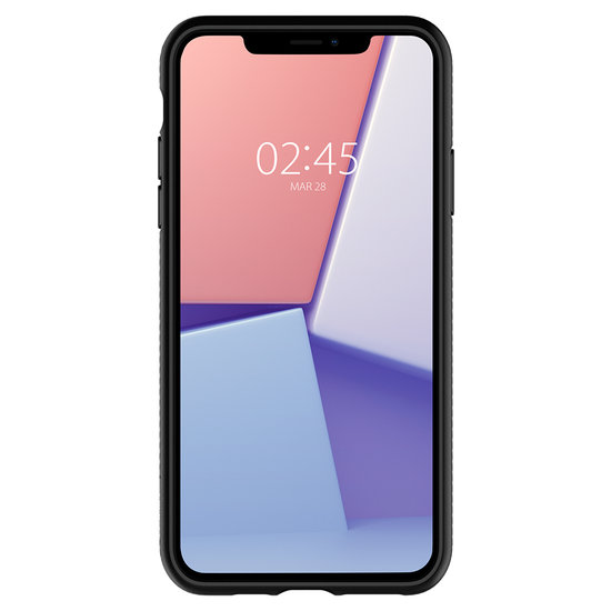 Spigen Liquid Air iPhone 11 hoesje Zwart