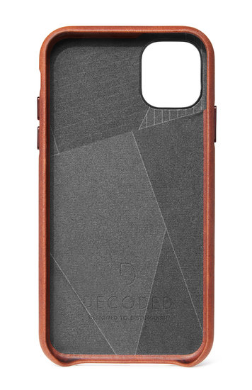 Decoded Leather Backcover iPhone 11 Pro Max hoes Bruin