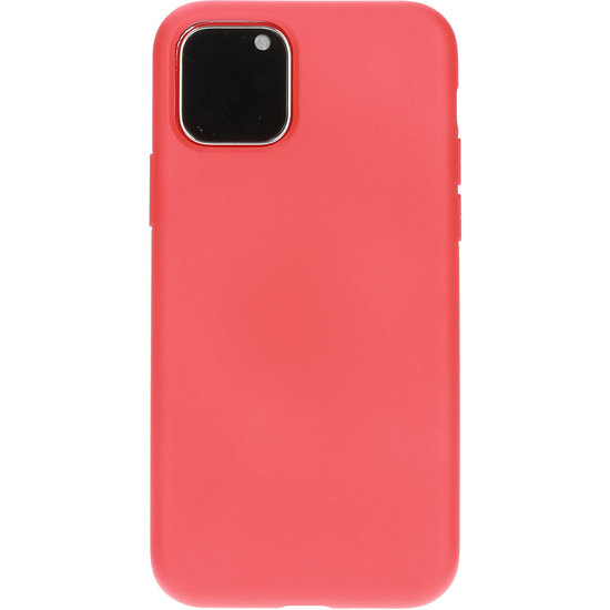 Mobiparts Silicone iPhone 11 Pro hoesje Rood