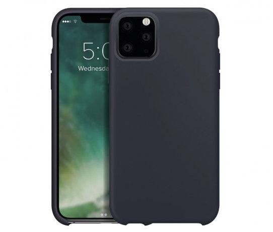 Xqisit Silicone iPhone 11 Pro Max hoes Blauw