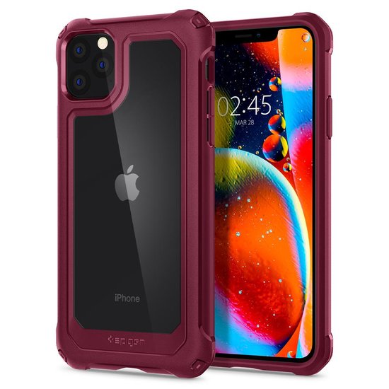 Spigen Gauntlet iPhone 11 Pro Max hoes Rood