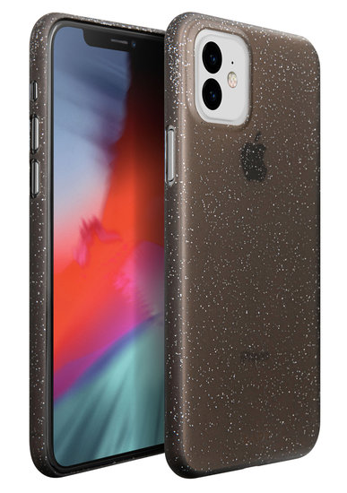 LAUT SlimSkin iPhone 11 hoesje Zwart Sparkle