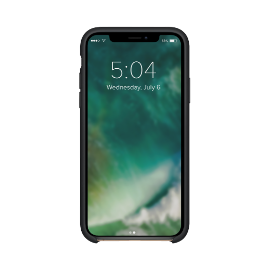 Xqisit Silicone iPhone 11 Pro hoesje Zwart