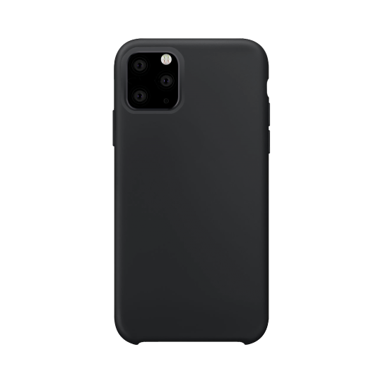 Xqisit Silicone iPhone 11 Pro hoesje Zwart