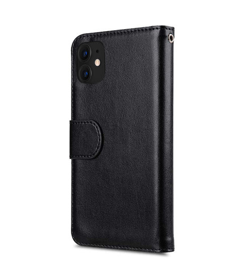 Melkco Wallet iPhone 11 hoesje Zwart