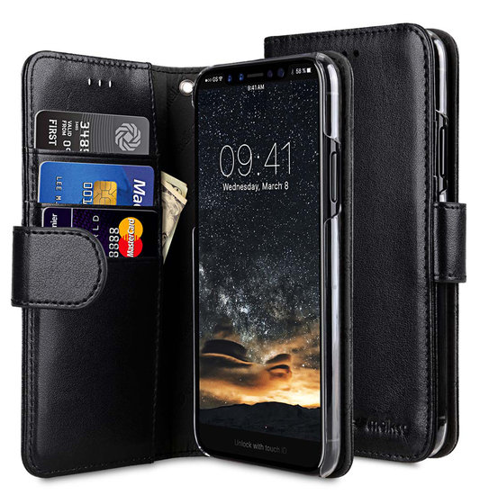 Melkco Wallet iPhone 11 hoesje Zwart