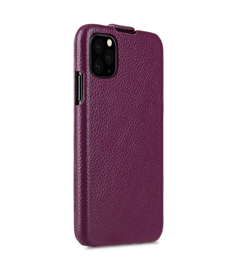 Melkco Leather Jacka iPhone 11 Pro hoesje Paars