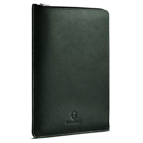 Woolnut Leather Folio MacBook 13 inch hoesje Groen