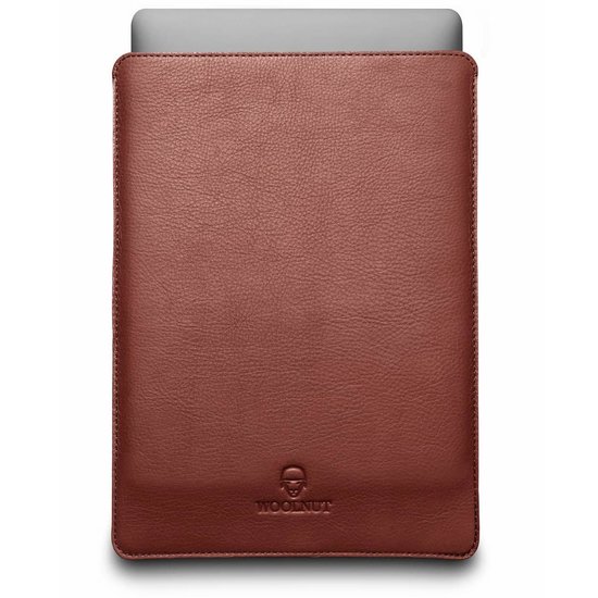 Woolnut Leather sleeve MacBook 13 inch hoesje Bruin