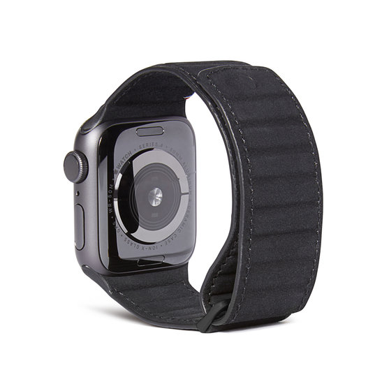 Decoded Traction magnetische Apple Watch 44 mm bandje Zwart