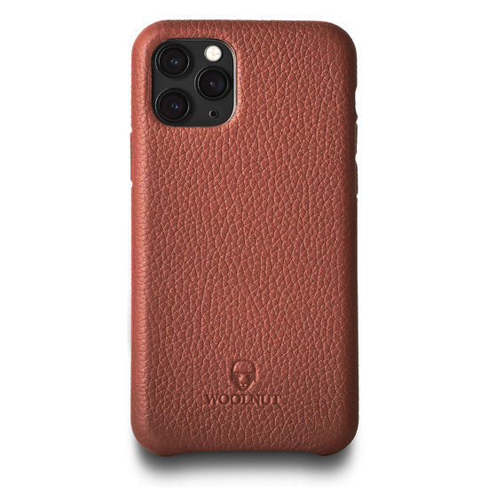 Woolnut Leather case iPhone 11 Pro hoesje Bruin