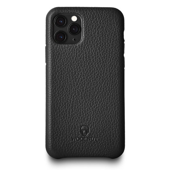 Woolnut Leather case iPhone 11 Pro hoesje Zwart