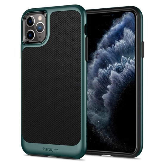 Spigen Neo Hybrid iPhone 11 Pro Max hoes Groen