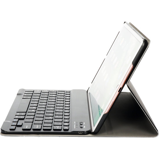 Mobiparts Keyboard Folio iPad 2021 / 2020 / 2019 10,2 inch hoesje Zwart