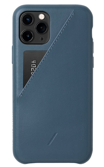 Native Union Clic Card iPhone 11 Pro hoesje Indigo