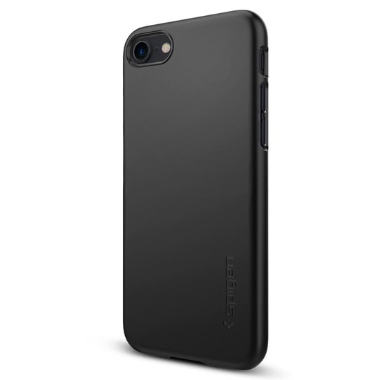 Spigen Thin Fit iPhone SE 2020 / 8 hoesje Zwart