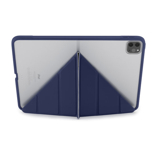 Pipetto Origami TPU iPad Pro 11 inch 2020 hoesje Blauw