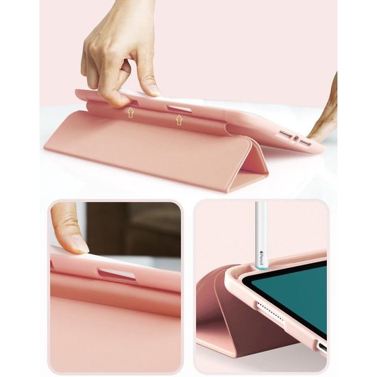 TechProtection Pencil iPad 2019 10,2 inch hoesje Roze