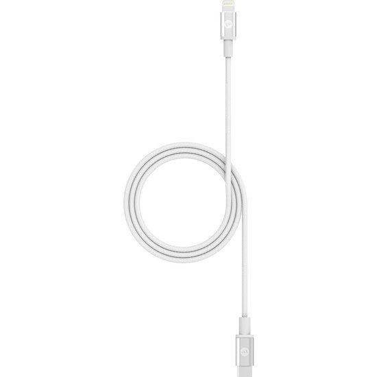 mophie Nylon Lightning naar USB-C kabel 1,8 meter Wit