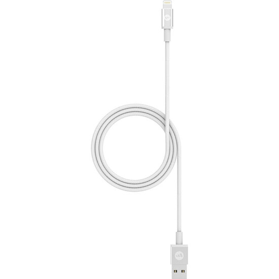 mophie Nylon Lightning naar USB kabel 3 meter Wit