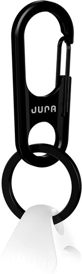 Jura Anchor Carabiner haak voor AirPods Zwart