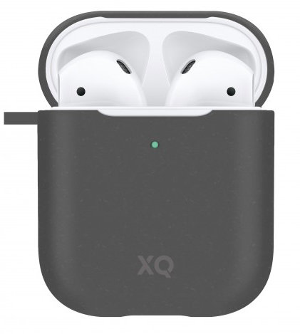 Xqisit Eco milieuvriendelijk AirPods hoesje Grijs