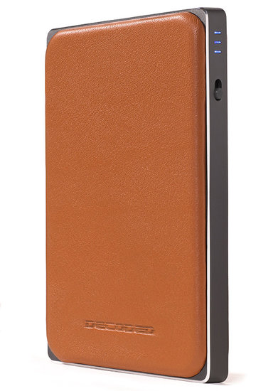 Decoded Leather Powerbank 6000 mAh Brown