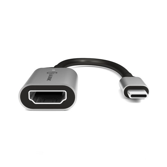 Alogic Ultra USB-C naar HDMI adapter 4K 60 Hz Grijs