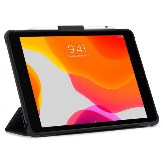 Spigen Rugged Armor Pro&nbsp;iPad 2019 10,2 inch hoesje Zwart