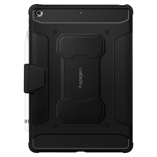 Spigen Rugged Armor Pro&nbsp;iPad 2019 10,2 inch hoesje Zwart