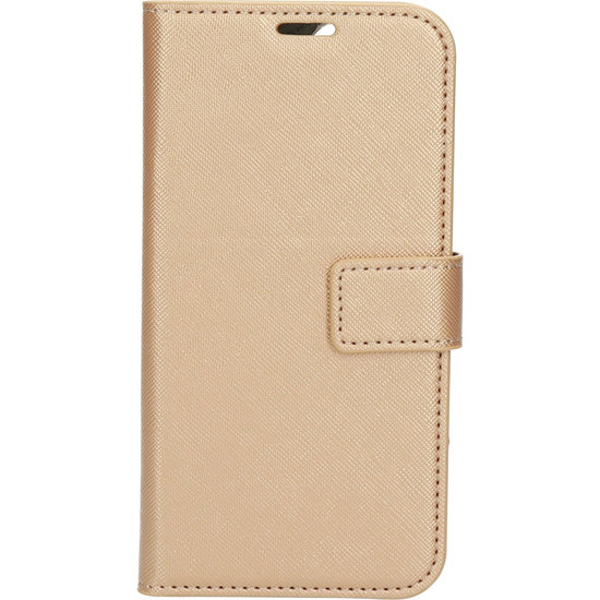 Mobiparts Saffiano Wallet iPhone 12 Pro / iPhone 12 hoesje Copper