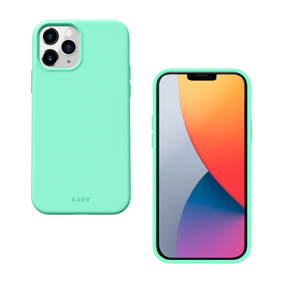 LAUT Huex Pastels iPhone 12 Pro / iPhone 12 hoesje Mintgroen