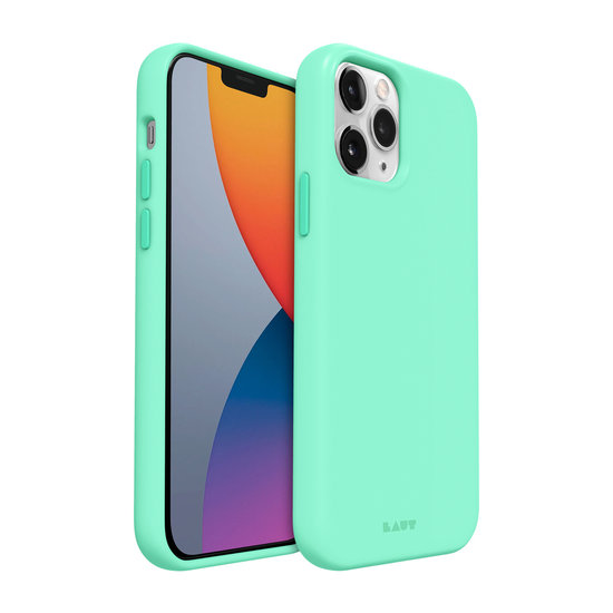 LAUT Huex Pastels iPhone 12 Pro / iPhone 12 hoesje Mintgroen