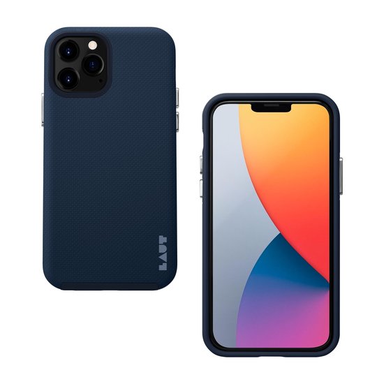 LAUT Shield iPhone 12 Pro / iPhone 12 hoesje Blauw